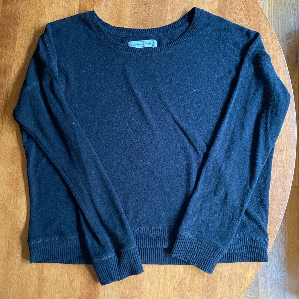 Abercrombie & Fitch womens S black sweater